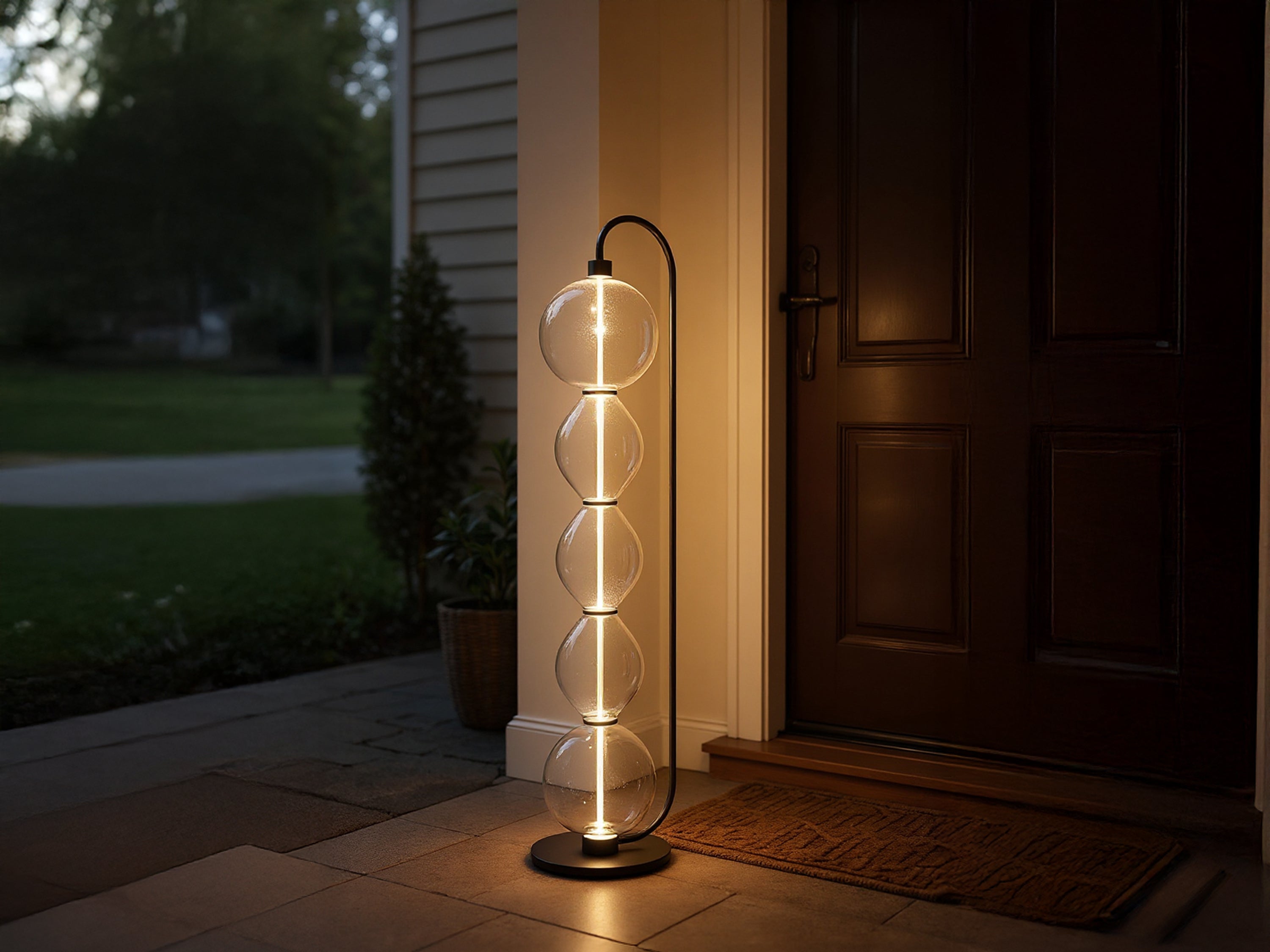 Customized Handmade Glass Floor Lamp